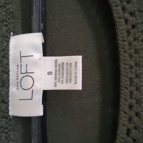 LOFT wool cashmere top - Picture 7 of 7